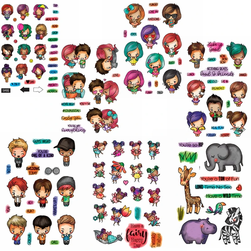 Tiny Cute Boys&Grils Clear Stamps Cartoon Characters Kids Clear Transparents Silicone Stamps 2020 DIY Scrapbooking Card Making
Tiny Cute Boys&Grils Clear Stamps Cartoon Characters Kids Clear Transparents Silicone Stamps 2020 DIY Scrapbooking Card Making