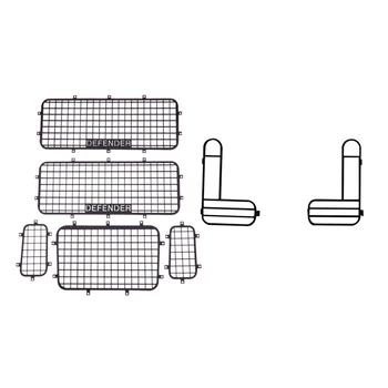5Pcs Metal Window Mesh Protective Net with Screws for 1/10 Rc Crawler & 2PCS for TRX-4 Metal Tail Light Cover
5Pcs Metal Window Mesh Protective Net with Screws for 1/10 Rc Crawler & 2PCS for TRX-4 Metal Tail Light Cover