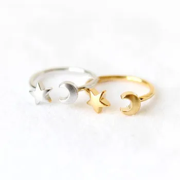Jisensp Fashion Punk Star Moon Rings for Women Crescent Moon Open Finger Ring Jewelry Bijoux Simple Knuckle Ringen anel
Jisensp Fashion Punk Star Moon Rings for Women Crescent Moon Open Finger Ring Jewelry Bijoux Simple Knuckle Ringen anel