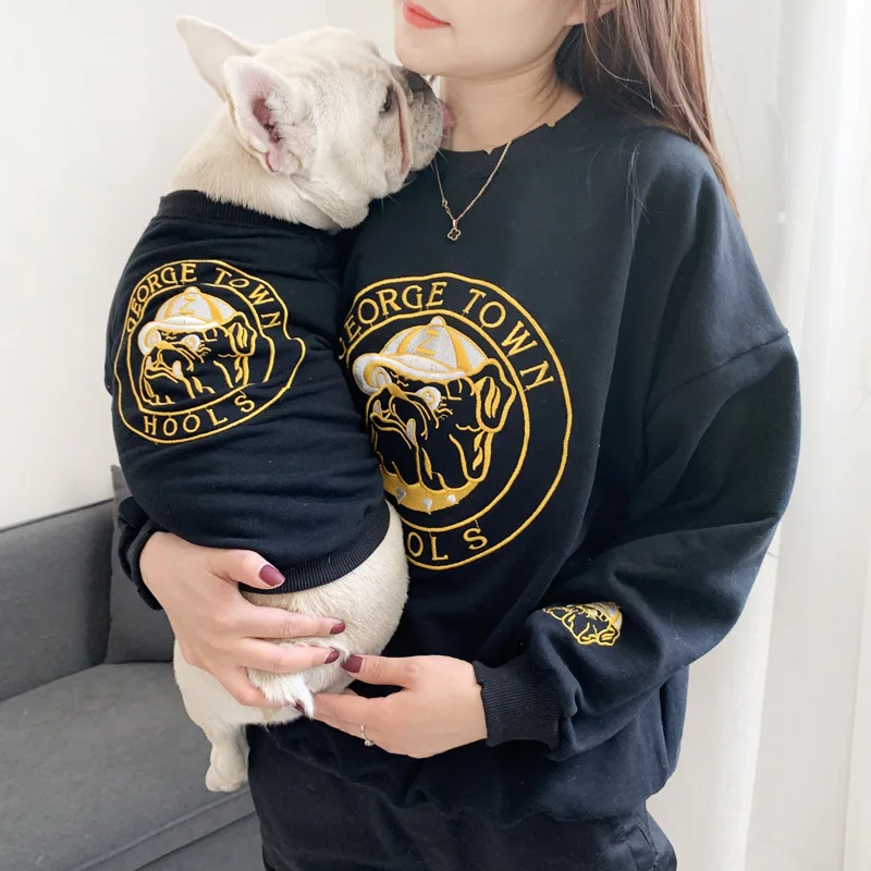 Pet Dog Spring Autumn Clothes for Small Dogs French Bulldog Embroidery Pattern Sweater Chihuahua Clothing Pug Costume Yorkie
Pet Dog Spring Autumn Clothes for Small Dogs French Bulldog Embroidery Pattern Sweater Chihuahua Clothing Pug Costume Yorkie
