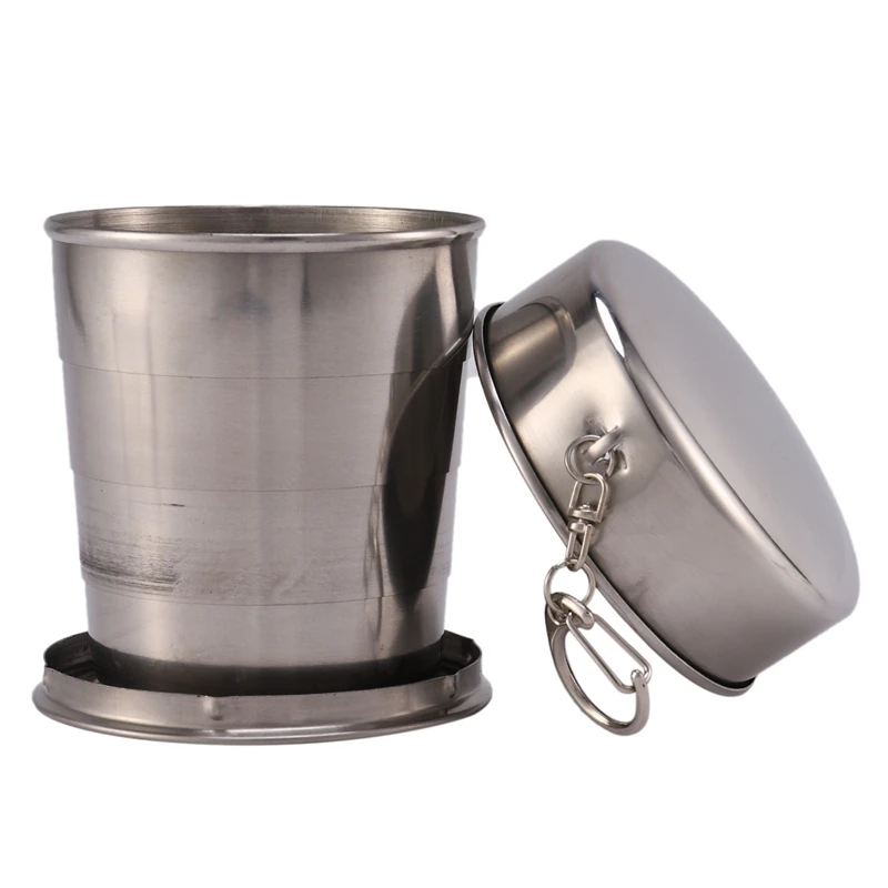 Folding Cups Outdoor Sports Travel Stainless Steel Telescopic Cups Travel Mugs Portable Wash Cups
Folding Cups Outdoor Sports Travel Stainless Steel Telescopic Cups Travel Mugs Portable Wash Cups