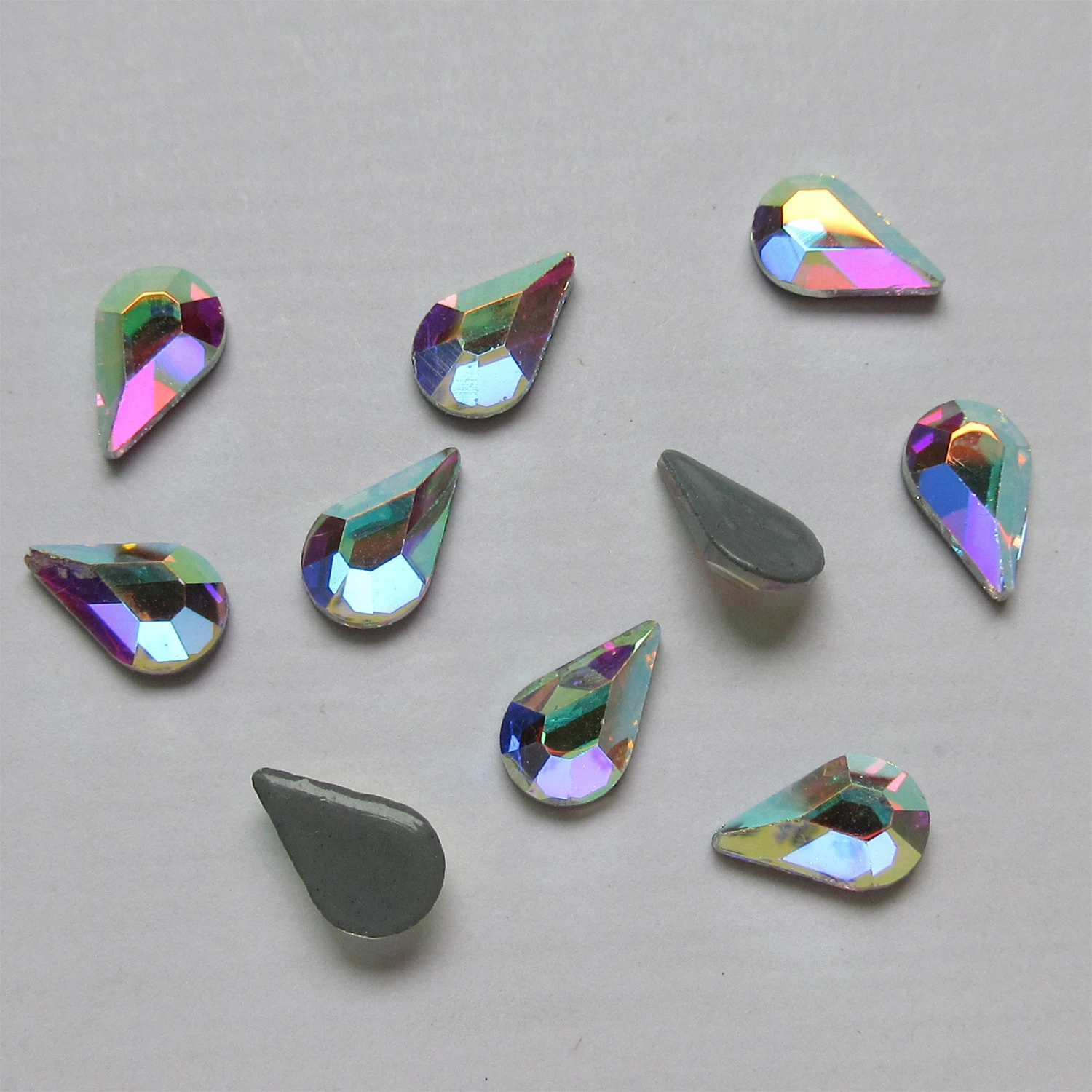 4.8x8mm Drop Crystal AB Flat Back Hotfix Rhinestones / Iron On Flatback Crystals Stones Strass For Nail Art Fabric Garment
4.8x8mm Drop Crystal AB Flat Back Hotfix Rhinestones / Iron On Flatback Crystals Stones Strass For Nail Art Fabric Garment