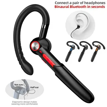 New Wireless Bluetooth 5.0 Headset Fingerprint Waterproof Earphone Touch Button Control Bluetooth Headset for Working 10 Meters
New Wireless Bluetooth 5.0 Headset Fingerprint Waterproof Earphone Touch Button Control Bluetooth Headset for Working 10 Meters