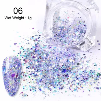 1g Glitter Nail Sequins Holographics Powder Shining Irregular 3D Hexagon Colorful Sequins DIY Nail Art Decoration
1g Glitter Nail Sequins Holographics Powder Shining Irregular 3D Hexagon Colorful Sequins DIY Nail Art Decoration