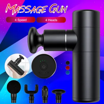Mini Electric Massage Gun Deep Muscle Fascial Body Massager Gun Tissue Percussion Small Fitness Equipment Acid Relief Pain Relax
Mini Electric Massage Gun Deep Muscle Fascial Body Massager Gun Tissue Percussion Small Fitness Equipment Acid Relief Pain Relax