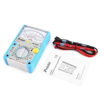 Proskit MT- AC/DC Analog Graph Pointer Multimeter Ammeter Resistance Capacitance Diode Volt Amp Ohm hFE LED Meter
Proskit MT- AC/DC Analog Graph Pointer Multimeter Ammeter Resistance Capacitance Diode Volt Amp Ohm hFE LED Meter