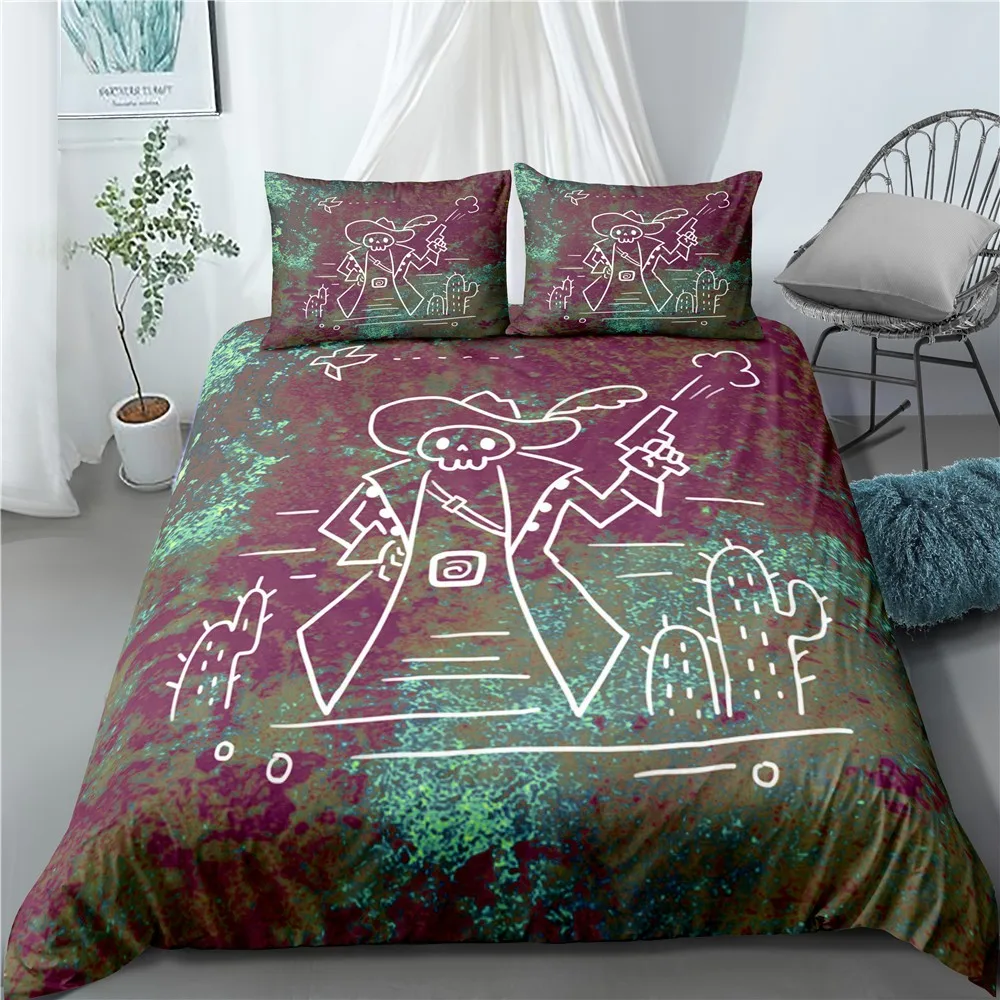 2/3 Pieces Skull Cactus Bedding Set 3D Print Ins Artistic Duvet Cover Home Textile Bed Quilt Cover For Bedroom Decor Cover Set
2/3 Pieces Skull Cactus Bedding Set 3D Print Ins Artistic Duvet Cover Home Textile Bed Quilt Cover For Bedroom Decor Cover Set