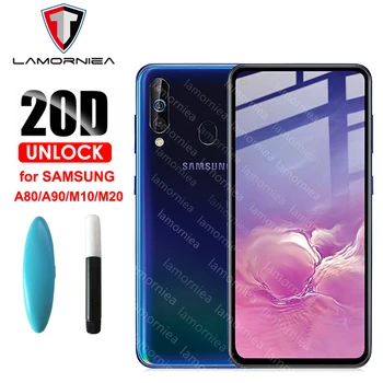 

UV Full Glue Tempered Glass For Samsung A10e A10s A20 A20e A20s A30 A30s A50 A50s A70 A70s M10s M30s Liquid UV Screen Protector