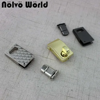 5-20 sets 3 colors Lock button accessories tone trunk look for bag replacement handbags twist turn purse snap clasp closure
5-20 sets 3 colors Lock button accessories tone trunk look for bag replacement handbags twist turn purse snap clasp closure