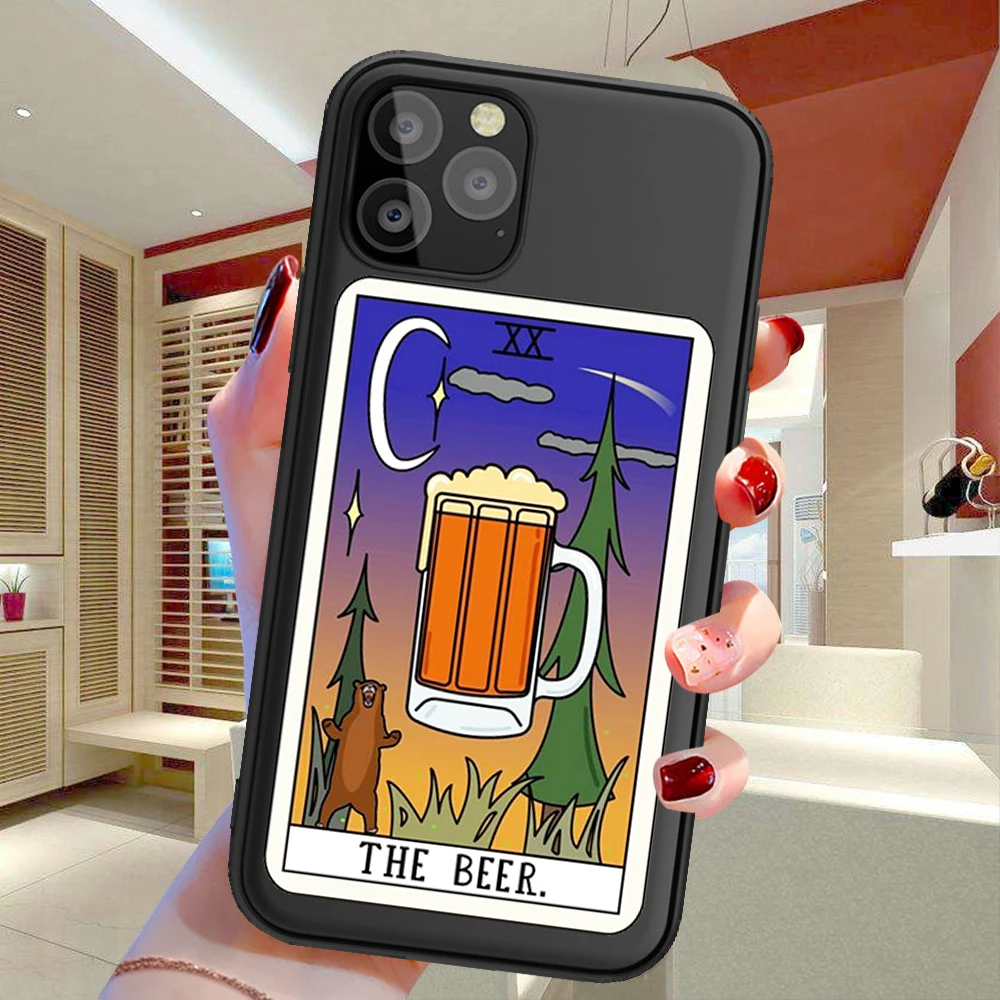 Милый чехол для телефона с изображением пива в эстетике пиццы кофе iPhone 5 5S SE 6 6S 7 8