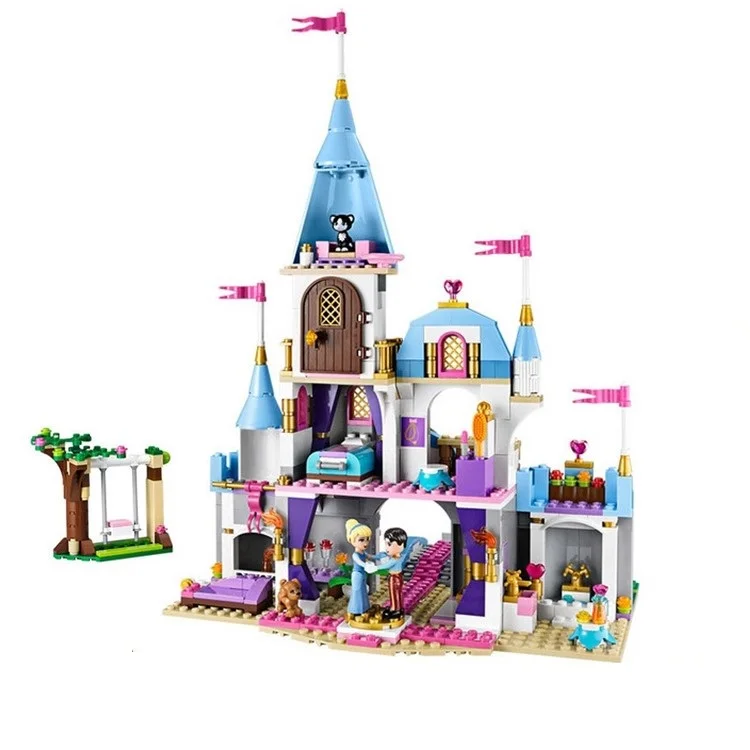 689PCS Cinderella Romantic Castle Princess Building Block Compatible Friend 41055 For Girls figures Bricks Educational Toys
689PCS Cinderella Romantic Castle Princess Building Block Compatible Friend 41055 For Girls figures Bricks Educational Toys