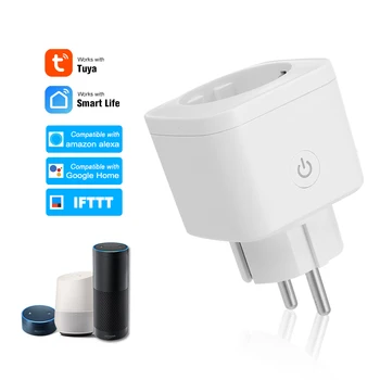 Smart WiFi Power Socket Wireless Remote Control Socket EU Type E Plug Charging Adapter for Amazon Alexa for Google Home IFTTT
Smart WiFi Power Socket Wireless Remote Control Socket EU Type E Plug Charging Adapter for Amazon Alexa for Google Home IFTTT