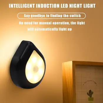1pcs Led Wireless Pir Infrared Human Motion Sensor Intelligent Light Decor Night Lamp Baby Drop-shaped Induction Bedroom Bo D0S4
1pcs Led Wireless Pir Infrared Human Motion Sensor Intelligent Light Decor Night Lamp Baby Drop-shaped Induction Bedroom Bo D0S4