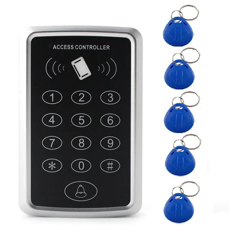 Access Controller RFID Access Control Keypad Waterproof Rainproof Cover digital panel Card Reader Door Lock System 5 ID keychain
Access Controller RFID Access Control Keypad Waterproof Rainproof Cover digital panel Card Reader Door Lock System 5 ID keychain