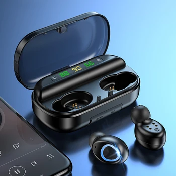 F10 Bluetooth 5.0 tws headset, three-screen digital display can be used as a mobile power supply + mobile phone holder
F10 Bluetooth 5.0 tws headset, three-screen digital display can be used as a mobile power supply + mobile phone holder