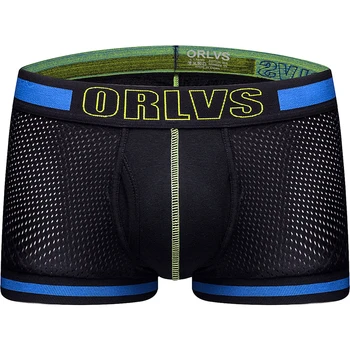 ORLVS Brand Quick Dry Men Underwear Male Boxers Breathable Comfortable Underpants Cueca Tanga Men Boxers Mesh Nylon
ORLVS Brand Quick Dry Men Underwear Male Boxers Breathable Comfortable Underpants Cueca Tanga Men Boxers Mesh Nylon