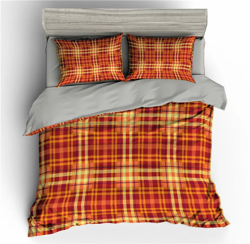 Plaid Pattern 3D Bedding Sets Duvet Cover Set Quilt Covers Bed Set Comforter Bedding Set Single Twin Full King Queen Size
Plaid Pattern 3D Bedding Sets Duvet Cover Set Quilt Covers Bed Set Comforter Bedding Set Single Twin Full King Queen Size