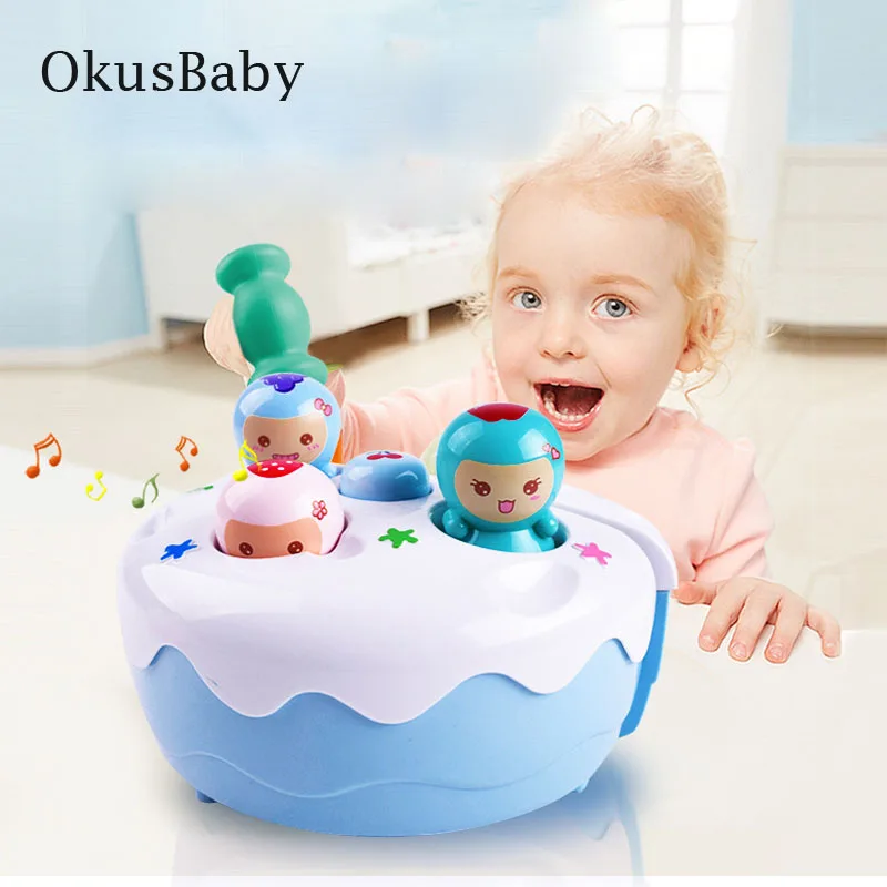 Cartoon Cute Design Hammer Strike Toy Game Eletronic Music And Light Educational Children Family Interaction Board Game Baby
Cartoon Cute Design Hammer Strike Toy Game Eletronic Music And Light Educational Children Family Interaction Board Game Baby