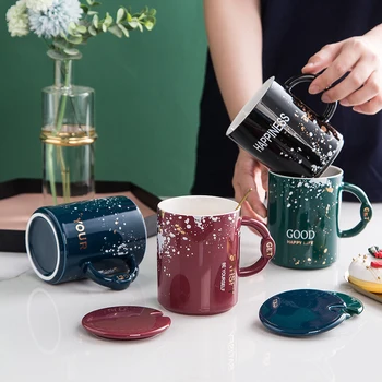 Personalised Ceramic Coffee Mug with Lid Porcelain Nordic Modern Couple Mug Creative Retro Esspresso Cup Simple Drinkware DA60MK
Personalised Ceramic Coffee Mug with Lid Porcelain Nordic Modern Couple Mug Creative Retro Esspresso Cup Simple Drinkware DA60MK