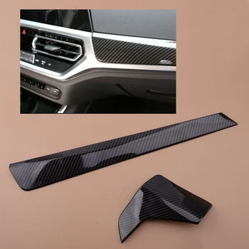 2pcs Carbon Fiber Style Dashboard Protection Panel Trim Cover ABS Fit for BMW 3 Series G20 G21 2019-2020 
2pcs Carbon Fiber Style Dashboard Protection Panel Trim Cover ABS Fit for BMW 3 Series G20 G21 2019-2020