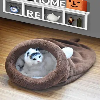 Warm Coral Fleece Cat Sleeping Bag Bed For Puppy Small Dogs Pets Cat Mat Bed Kennel House Soft Warm Sleeping Bed Pet Products
Warm Coral Fleece Cat Sleeping Bag Bed For Puppy Small Dogs Pets Cat Mat Bed Kennel House Soft Warm Sleeping Bed Pet Products