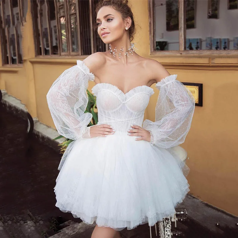 Eightree Short Evening Dresses Strapless Tulle Formal Dress Robe de soiree Backless A Line Evening Party Dress 2020 Evening Gown
Eightree Short Evening Dresses Strapless Tulle Formal Dress Robe de soiree Backless A Line Evening Party Dress 2020 Evening Gown