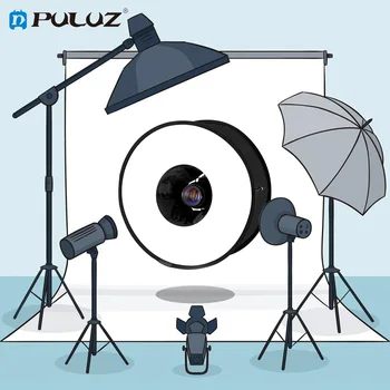 PULUZ Photography Softbox 45cm Ring Light Light Kit Studio Light Cloth Portable Collapsible Softbox With Stand Photography Box
PULUZ Photography Softbox 45cm Ring Light Light Kit Studio Light Cloth Portable Collapsible Softbox With Stand Photography Box