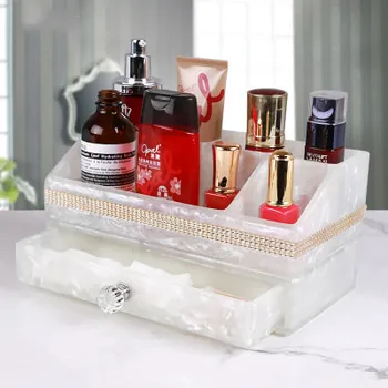 Luxury Make Up Case Double with Drawer Rhinestone Cosmetic Case Remote Control Storage Box Tissue box Cotton Swab Toothpick Box
Luxury Make Up Case Double with Drawer Rhinestone Cosmetic Case Remote Control Storage Box Tissue box Cotton Swab Toothpick Box