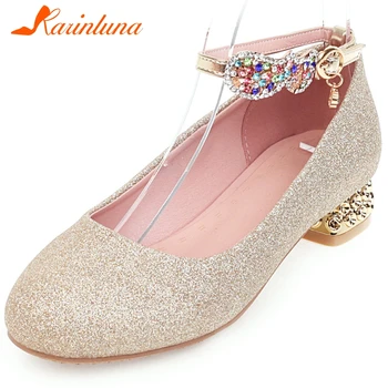 Karinluna New Arrivals Sequined Cloth Bling Shoes Woman Pumps Female Chunky Heels Metal Decoration Casual Pumps Women Shoes
Karinluna New Arrivals Sequined Cloth Bling Shoes Woman Pumps Female Chunky Heels Metal Decoration Casual Pumps Women Shoes