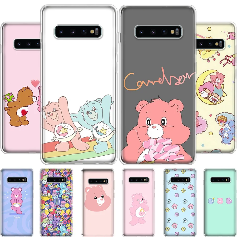 

Cute Panda Polar bear Phone Case For Samsung Galaxy S7 S8 S9 S10 S20 NOTE 8 9 10 J4 J6 PLUS LITE Ultra Cover Soft Silicone TPU