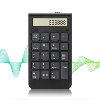 2.4G USB Wireless Numeric Keypad 20 Keys Digital Keyboard Laptop Computer Mini Numpad Portable Travel Home Office Keypad