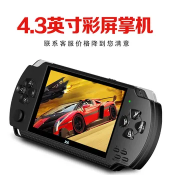 PSP handheld game machine 64 bit game 8GB arcade NES Vintage sup game handheld MP5 player 1500mAh retro video game
PSP handheld game machine 64 bit game 8GB arcade NES Vintage sup game handheld MP5 player 1500mAh retro video game