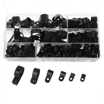 New 200pcs Nylon Wire Cable Clips Car Audio Fastener Plastic Wire Clamp Hose Mount P Type Clamps Cable Cord Clip Car Accessories
New 200pcs Nylon Wire Cable Clips Car Audio Fastener Plastic Wire Clamp Hose Mount P Type Clamps Cable Cord Clip Car Accessories