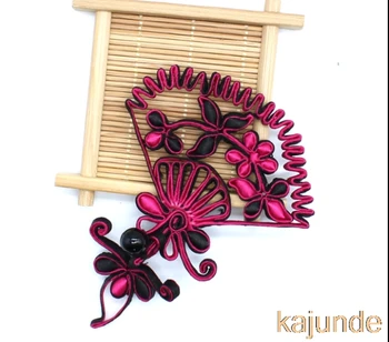 Fan style Handmade Chinese Knot Buttons Button Cheongsam Tang Suit Invitation Accessory 10.5*7.9cm
Fan style Handmade Chinese Knot Buttons Button Cheongsam Tang Suit Invitation Accessory 10.5*7.9cm