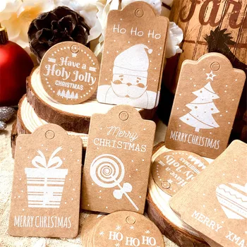 50pcs/lot Christmas Design Kraft Paper Tag Xmas Hang Tag Product Price Label Gift Box Wrapper Garment Tags Xmas Party Supplies
50pcs/lot Christmas Design Kraft Paper Tag Xmas Hang Tag Product Price Label Gift Box Wrapper Garment Tags Xmas Party Supplies