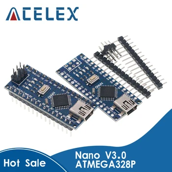 NANO V3.0 Controller Terminal Adapter Expansion Board NANO IO Shield Simple Extension Plate For Arduino AVR ATMEGA328P
NANO V3.0 Controller Terminal Adapter Expansion Board NANO IO Shield Simple Extension Plate For Arduino AVR ATMEGA328P