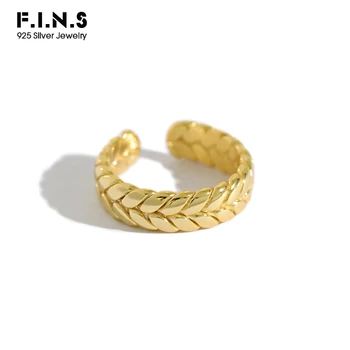 F.I.N.S Korea Style INS S925 Sterling Silver Ring Twist Female Ring Gold Silver Color Finger Woman Rings for Women
F.I.N.S Korea Style INS S925 Sterling Silver Ring Twist Female Ring Gold Silver Color Finger Woman Rings for Women