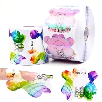 500Pcs/Roll Nail Extension Builder Form Guides Colorful Nail Art Acrylic UV Gel Extension Tips
500Pcs/Roll Nail Extension Builder Form Guides Colorful Nail Art Acrylic UV Gel Extension Tips