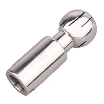 Tank Cleaning Rotating Spray Ball 1.5" Tri Clamp Type CIP Homebrew 360 Degree Spray Pattern Stainless Steel 304
Tank Cleaning Rotating Spray Ball 1.5" Tri Clamp Type CIP Homebrew 360 Degree Spray Pattern Stainless Steel 304