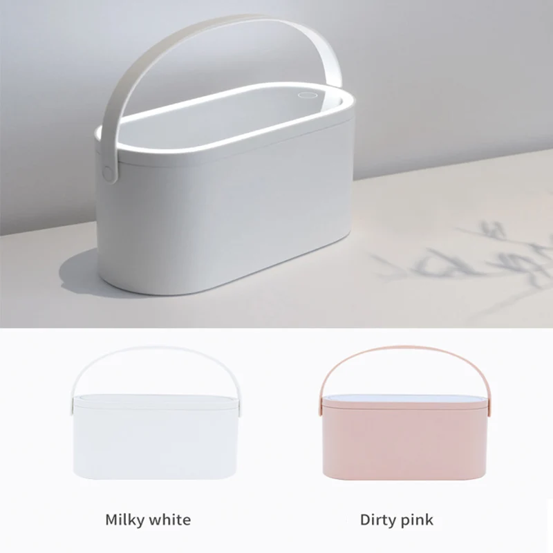 Hot 2 In 1 Portable LED Makeup Storage Box Case Creative Cosmetics Organizer With LED Lights Makeup Mirror Travel Makeup Tools
Hot 2 In 1 Portable LED Makeup Storage Box Case Creative Cosmetics Organizer With LED Lights Makeup Mirror Travel Makeup Tools