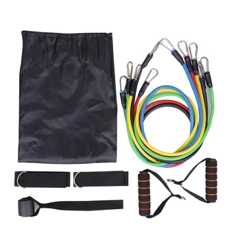 11pcs/set Pull Rope Fitness Exercises Resistance Bands Latex Tubes Pedal Gym Body Training Workout Yoga For Physical Therapy
11pcs/set Pull Rope Fitness Exercises Resistance Bands Latex Tubes Pedal Gym Body Training Workout Yoga For Physical Therapy