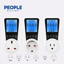 PEOPLE Digital Wattmeter AC Power Meter Electricy Consumption Energy Meter with EU US UK FR BR AU Plug Socket 
PEOPLE Digital Wattmeter AC Power Meter Electricy Consumption Energy Meter with EU US UK FR BR AU Plug Socket