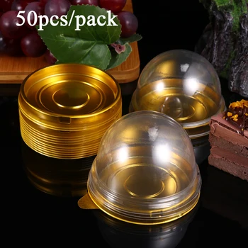50pcs Clear Plastic Cake Boxes And Packaging Box Moon Cake Box Egg-Yolk Puff Blister Box Baking Decor Storage Container Dome Box
50pcs Clear Plastic Cake Boxes And Packaging Box Moon Cake Box Egg-Yolk Puff Blister Box Baking Decor Storage Container Dome Box