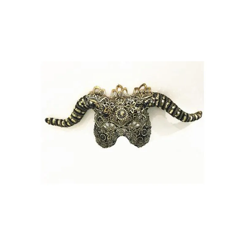 Gothic Venetian Masquerade Mask With Horns Women Lace Half-face Masks Fancy Dress Costume Party Accessories
Gothic Venetian Masquerade Mask With Horns Women Lace Half-face Masks Fancy Dress Costume Party Accessories