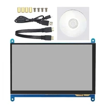 7 In LCD Display 1024x600 Resolution Compatible Touch Screen IPS Capacitive Touch Screen Support Systems for Raspberry
7 In LCD Display 1024x600 Resolution Compatible Touch Screen IPS Capacitive Touch Screen Support Systems for Raspberry
