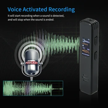 Mini Digital Voice Recorder Voice MP3 Activated Recorder Dictaphone Support Music Playing/Timer Recording/Password Protection
Mini Digital Voice Recorder Voice MP3 Activated Recorder Dictaphone Support Music Playing/Timer Recording/Password Protection