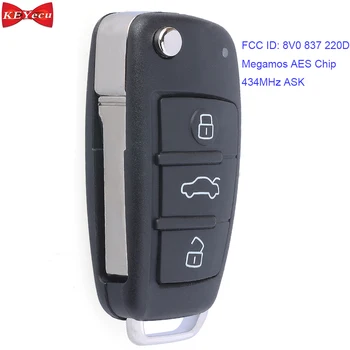 KEYECU for Aud*i A3 S3 2012 2013 2014 2015 Keyless Remote Car Key Fob Megamos AES Chip 434MHz ASK FCC ID: 8V0 837 220D
KEYECU for Aud*i A3 S3 2012 2013 2014 2015 Keyless Remote Car Key Fob Megamos AES Chip 434MHz ASK FCC ID: 8V0 837 220D