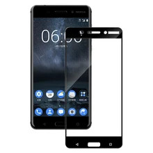 Protector de pantalla de vidrio templado 3D completo 9H para Nokia 6X6 6,1 PLUS(China)