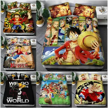Bedding Set One Piece Straw hat Luffy devil fruit Navy solo beauty European style 2/3pcs soft Duvet Cover Sets Pillowcase
Bedding Set One Piece Straw hat Luffy devil fruit Navy solo beauty European style 2/3pcs soft Duvet Cover Sets Pillowcase