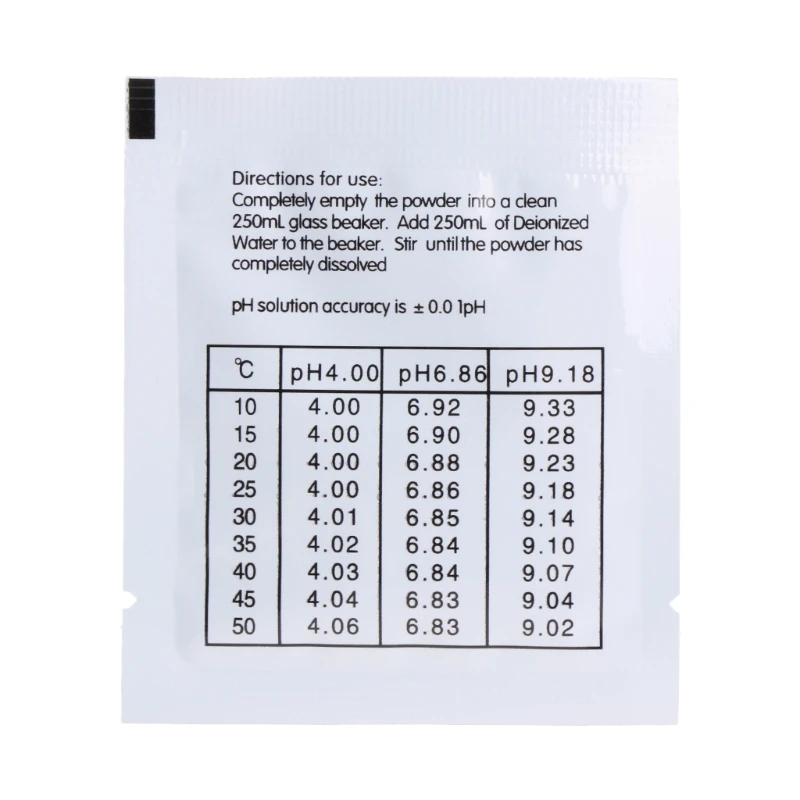 4 Pcs PH Buffer Solution Powder PH For Test Meter Measure Calibration 4.01 6.86 L4MF
4 Pcs PH Buffer Solution Powder PH For Test Meter Measure Calibration 4.01 6.86 L4MF